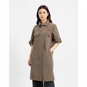 NSF Cotton Trench Coat - Size Small